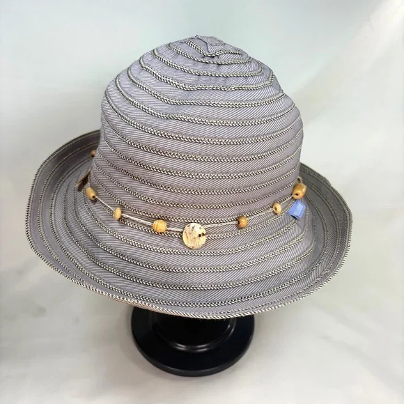 Wallaroo Hat Company Retired Ellie Taunt Tan Packable Sun Hat O/S Adjustable - Picture 4 of 13